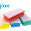 70121 flox sponges with grip 70x145mm _4 colors